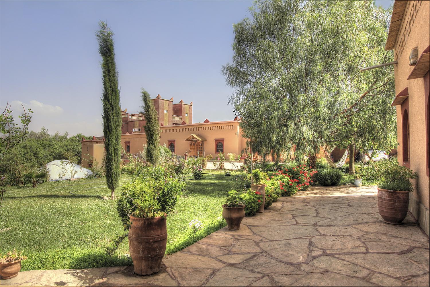 Jardins et piscine de La Perle du Dadès